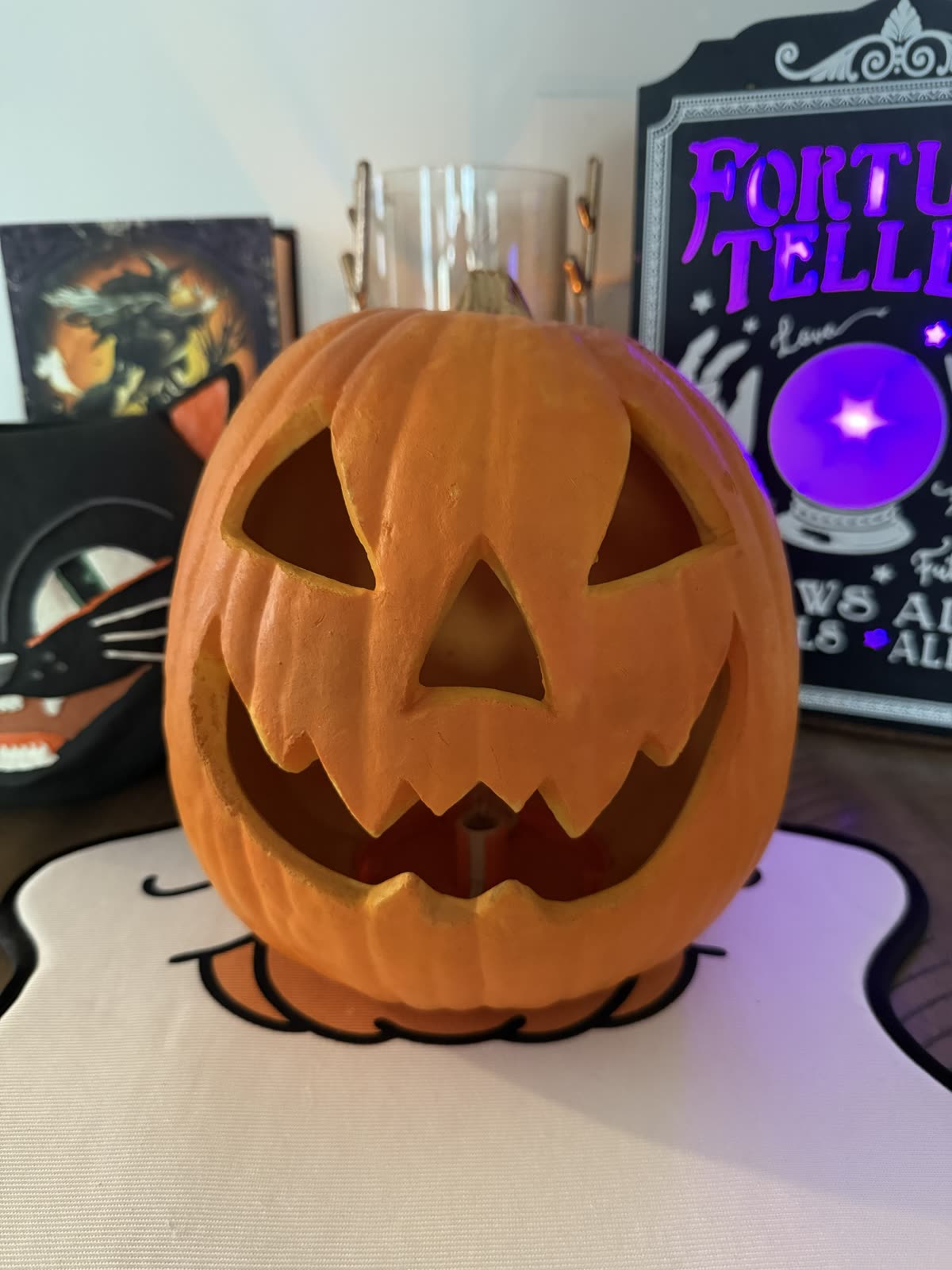 1993 Trendmasters Light-Up Foam Jack-O'-Lantern