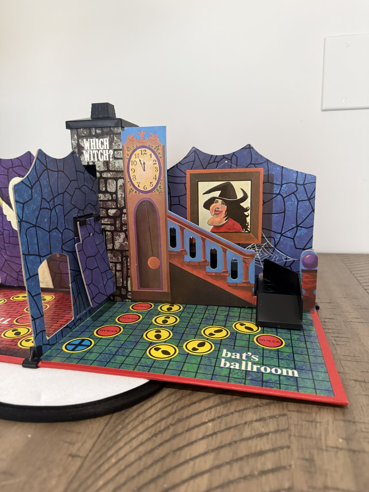 Which Witch? Board Game — 1970 Milton Bradley — bats ballroom